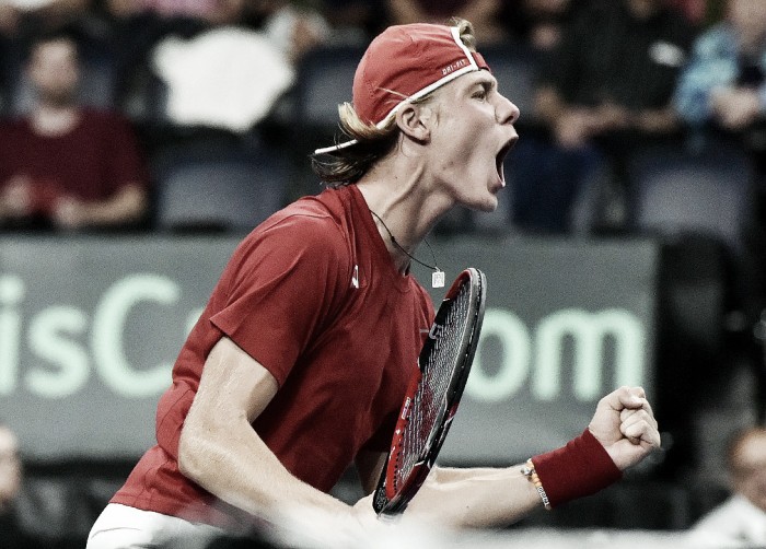 Davis Cup: Denis Shapovalov makes strong debut as Canada sweeps Chile