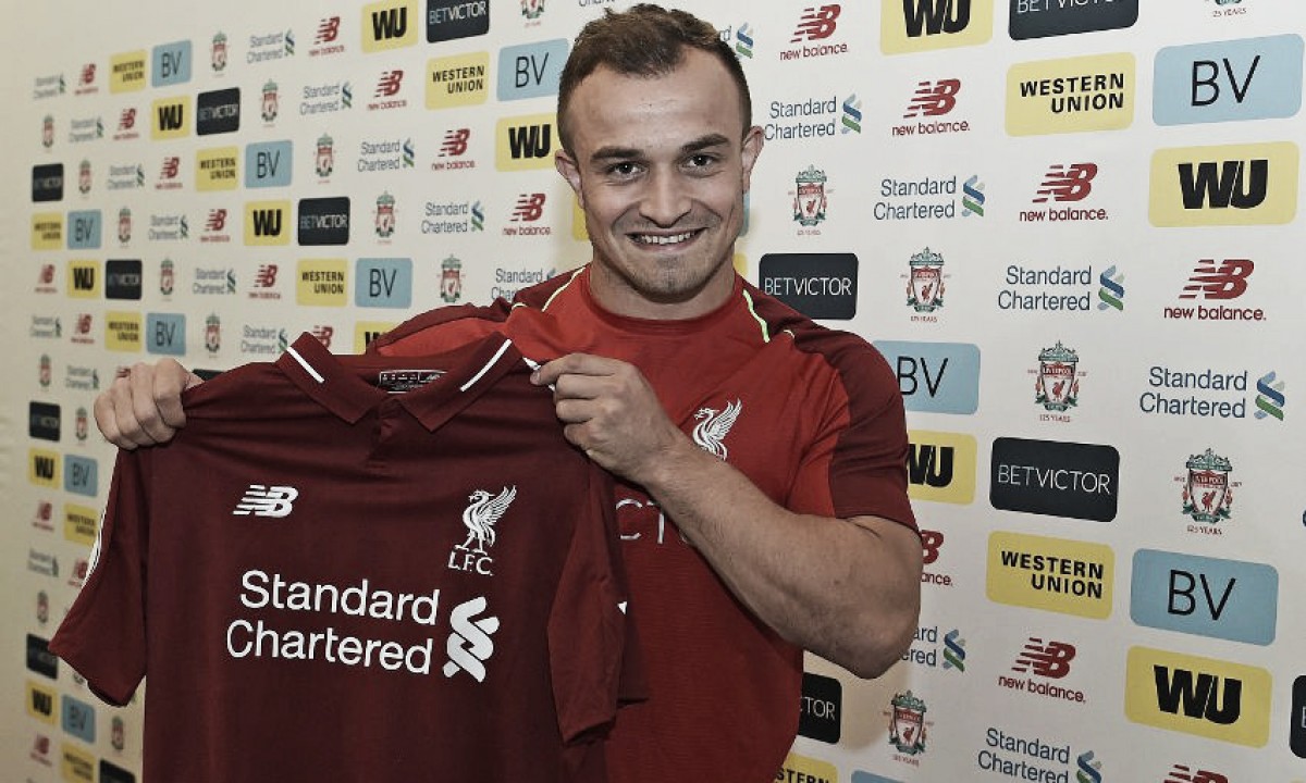 Liverpool anuncia contratação do suíço Xherdan Shaqiri