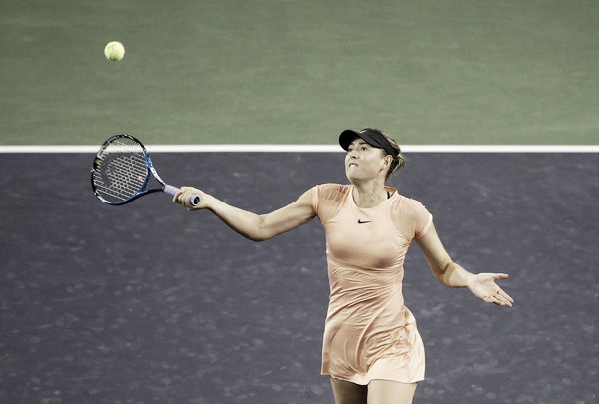 Sharapova se baja del WTA Premier Mandatory de Miami