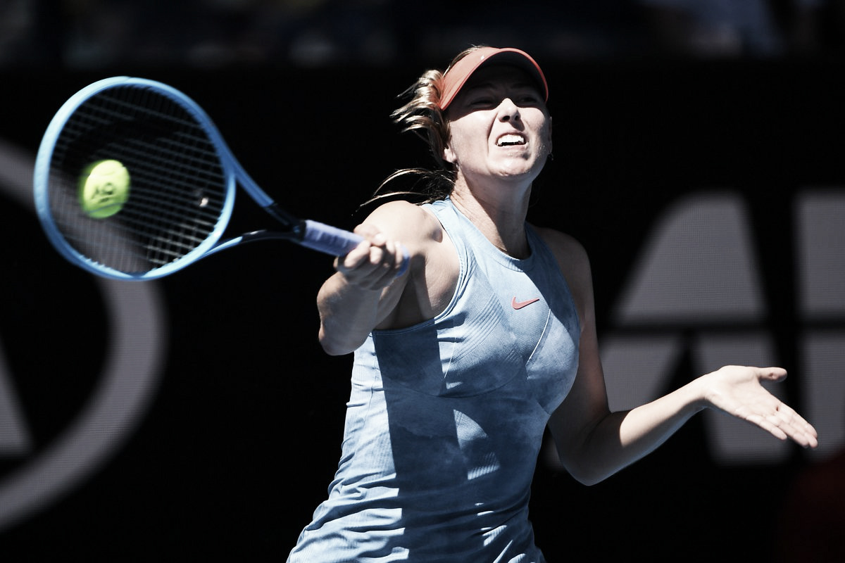 Bem no alvo: com duplo 6/0, Sharapova arrasa Dart na estreia do Australian Open Bem no alvo: com duplo 6/0, Sharapova arrasa Dart na estreia do Australian Open