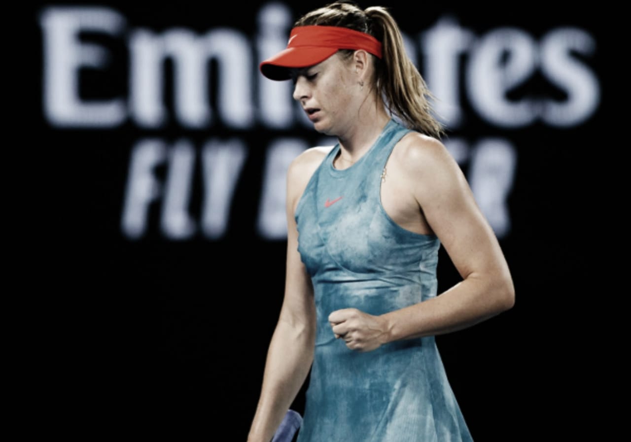 Sharapova volta a sofrer com problemas no ombro e desiste de Indian Wells