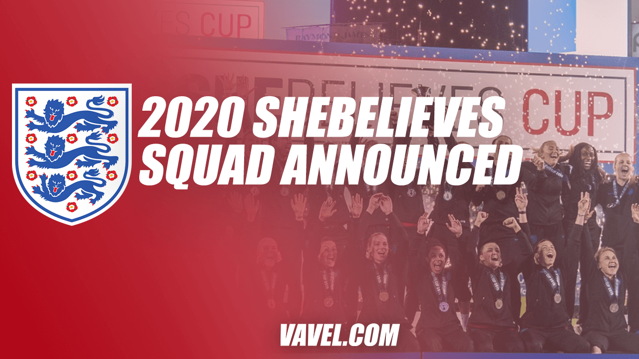 2020 England SheBelieves Cup squad announced: full list and tournament details