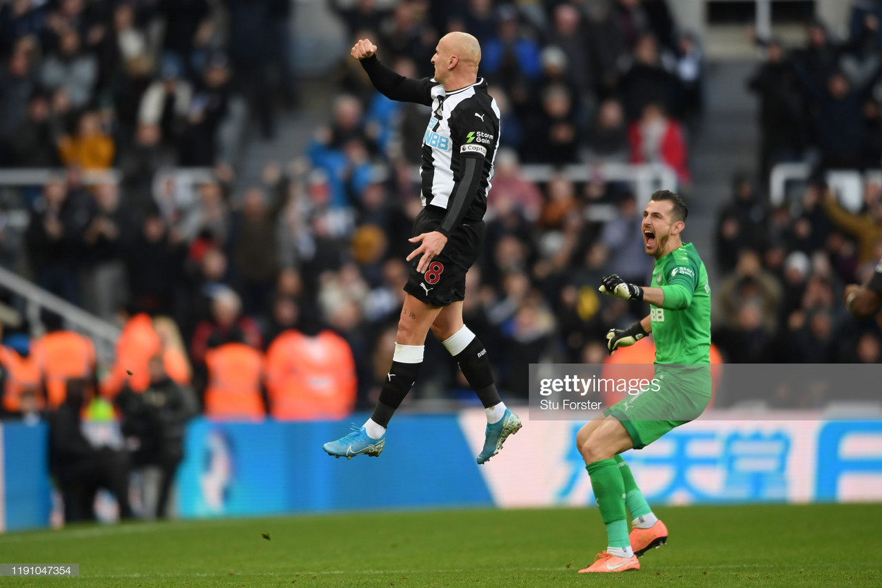 Jonjo Shelvey thought Newcastle earned their point against City