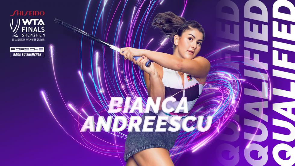 Bianca Andreescu qualifies for the WTA Finals