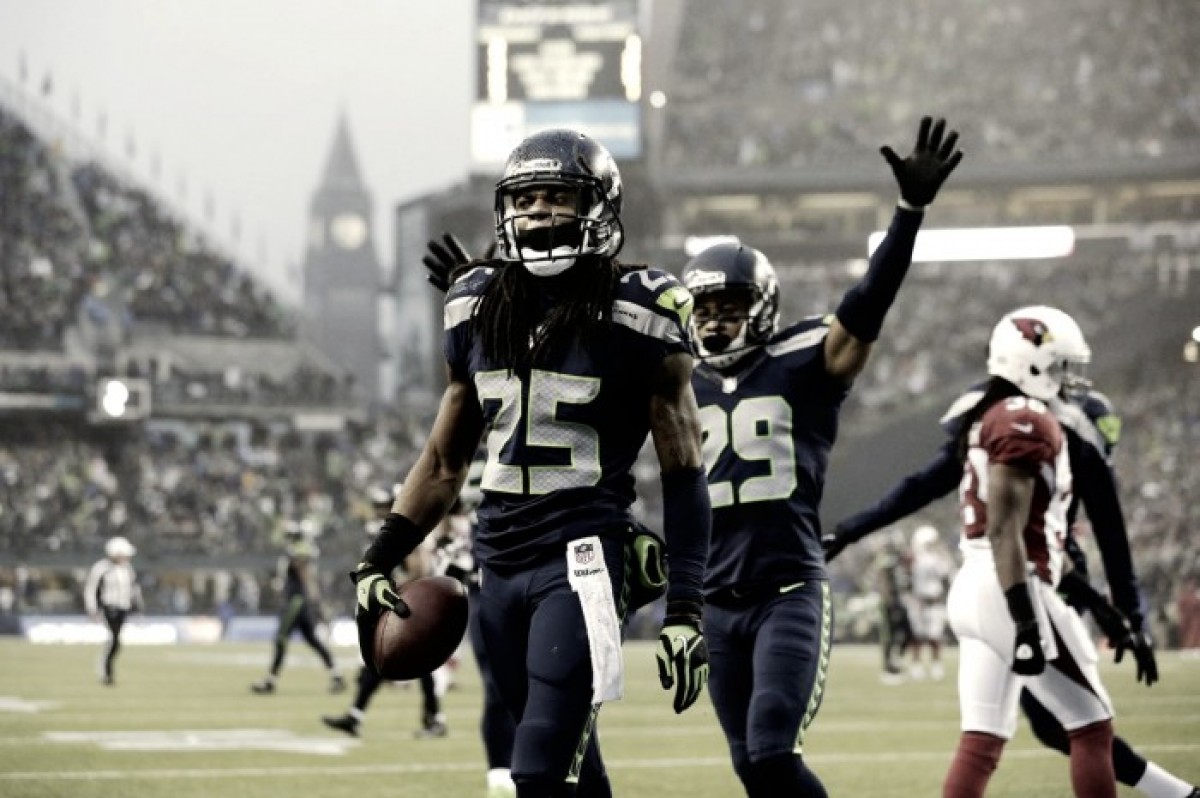 Sherman firma con los San Francisco 49ers Sherman firma con los San Francisco 49ers