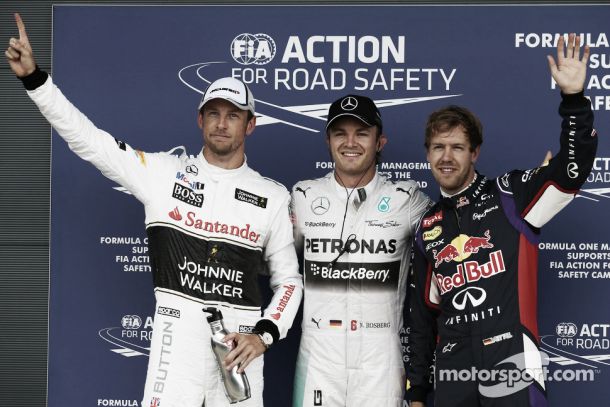 Mercedes de Rosberg largará na pole em Silverstone