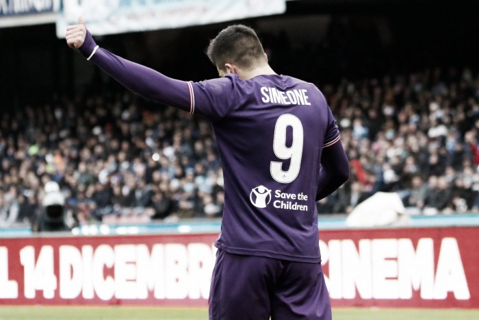 Fiorentina, Simeone dà i voti: "Andata positiva, vogliamo battere l'Inter"