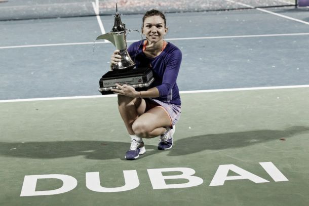 Simona Halep triunfó en Dubai