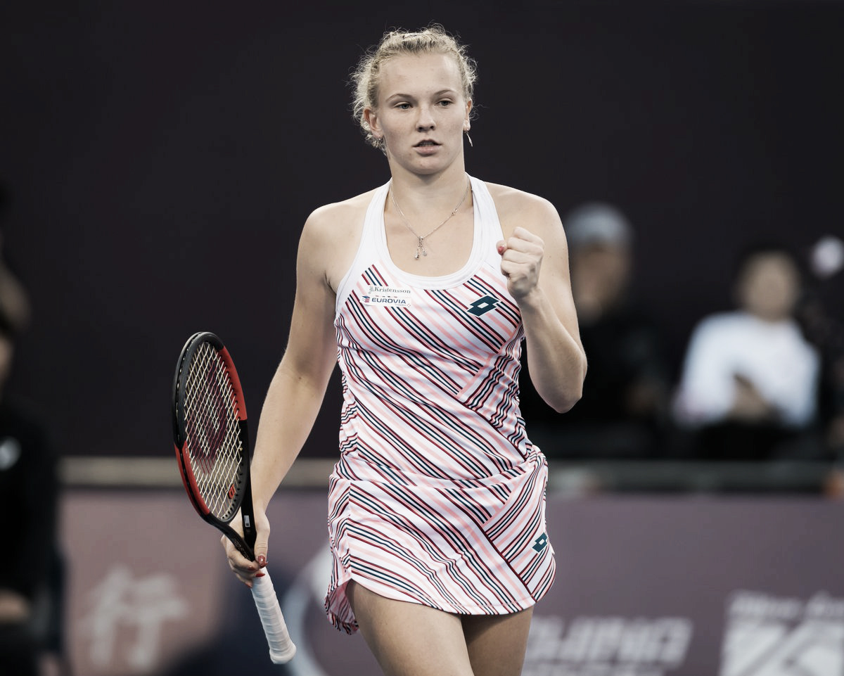 Siniakova passa sem dificuldades por Bertens e avança às quartas de Pequim Siniakova passa sem dificuldades por Bertens e avança às quartas de Pequim