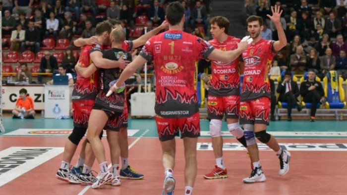 Volley - Perugia, in rimonta, vince al tie-break