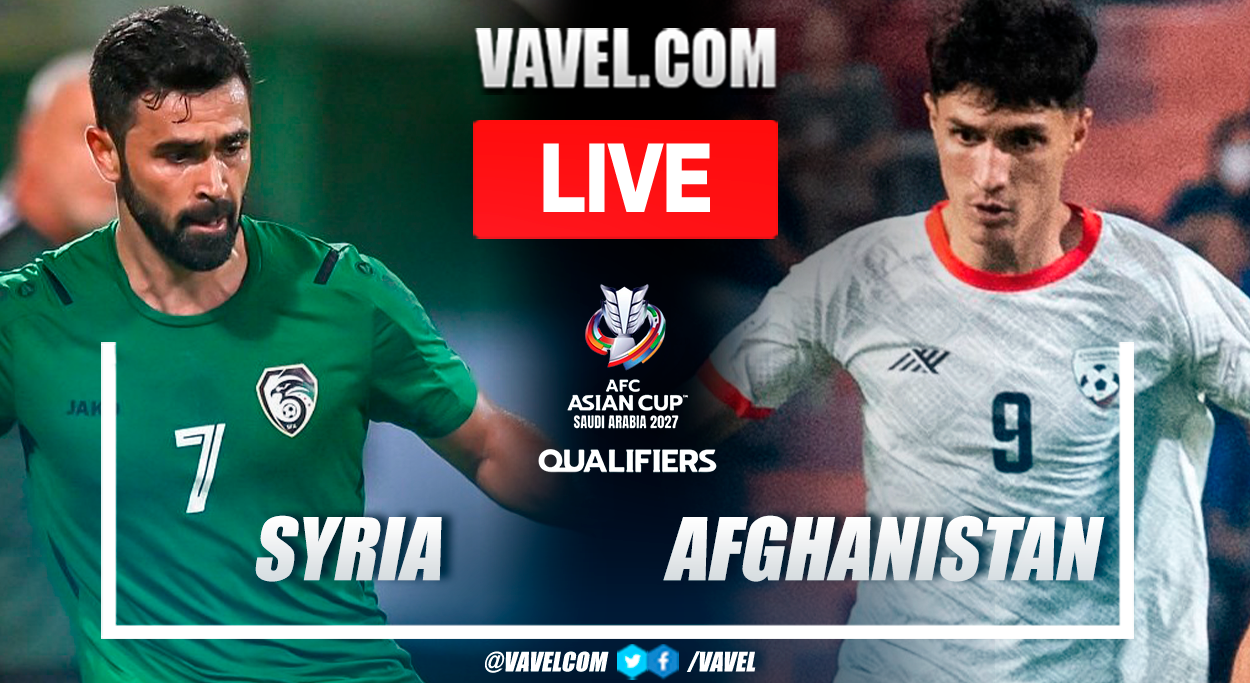 Highlights and goals of Syria (5-1) vs Afghanistan in Asian Cup Qualifiers