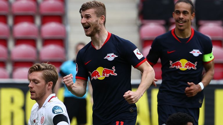 Perfect Timo Werner Leads RB Leipzig Past Mainz With Crowd Noise Enhancing Broadcast