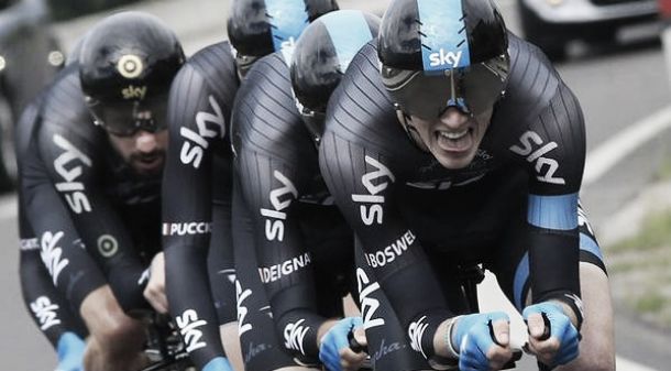 Giro di Romandia, cronosquadre: il Team Sky beffa l'Orica