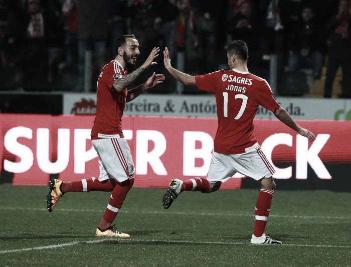 Benfica: Jonas e Mitroglou, 3ª dupla mais eficaz da Europa