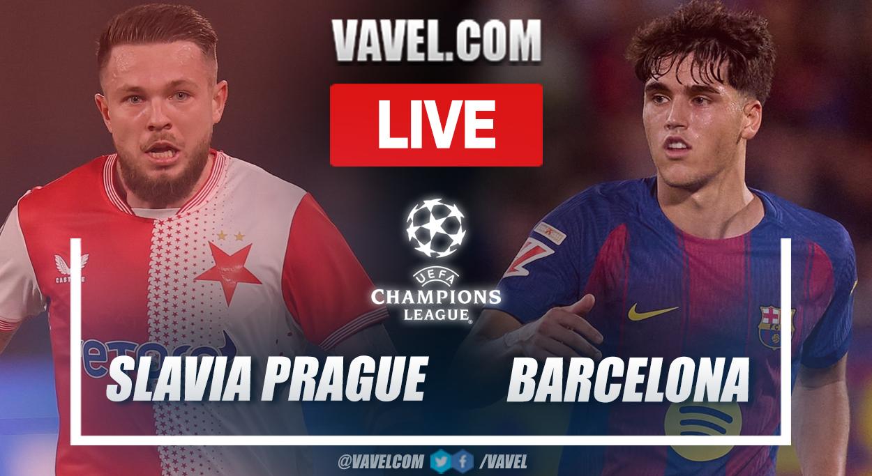 Slavia Prague vs Barcelona LIVE Score Updates: Lewandowski extends the lead (2-4)