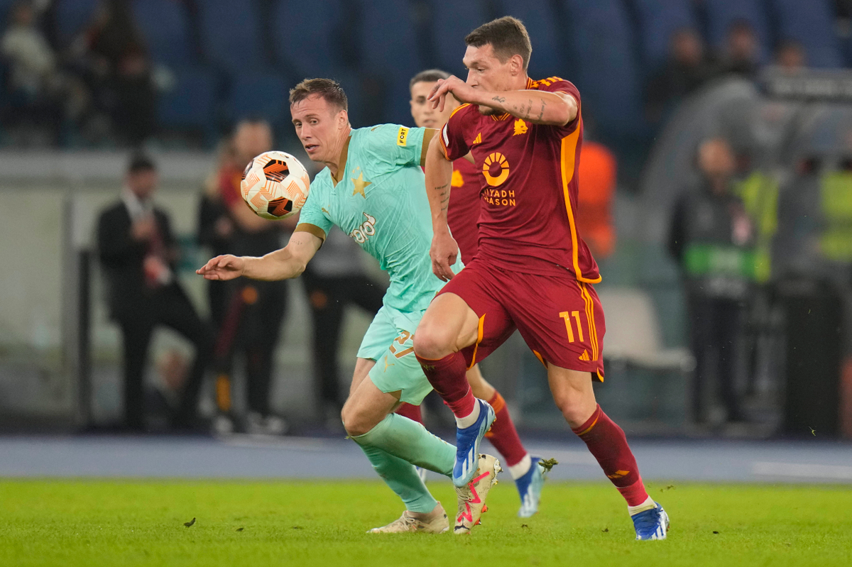 AS Roma v Slavia Prague, Europa League, Football