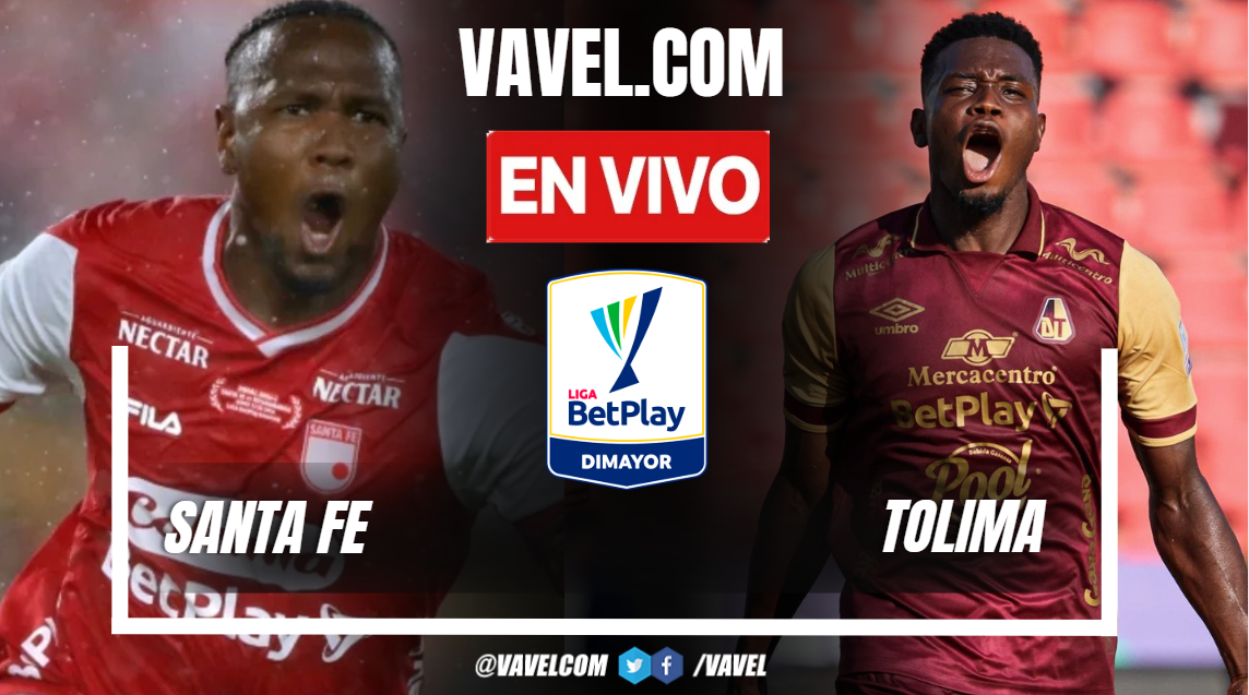 Resumen y goles del Independiente Santa Fe 1-2 Deportes Tolima en la ...