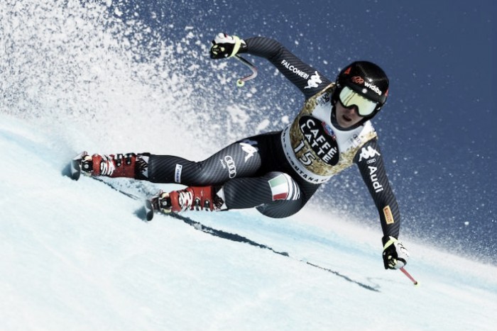 Sci alpino, combinata Crans Montana: Sofia Goggia chiude al comando la prova di Super G, ottava Federica Brignone