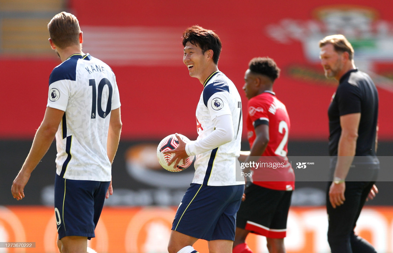 Southampton 2-5 Tottenham Hotspur: Goal fest as Son and Kane shine
