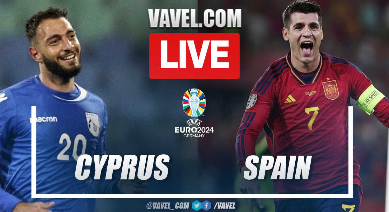 Highlights and goals from Cyprus 1-3 Spain in Euro 2024 Qualifiers