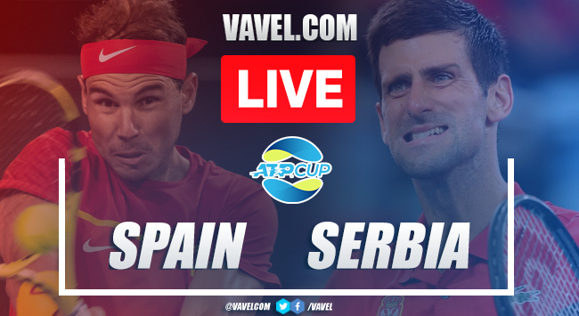 ATP Cup Final: Spain vs Serbia Live Stream and Score Updates (1-2)