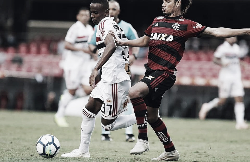 Em partida intensa, São Paulo e Flamengo empatam no Morumbi