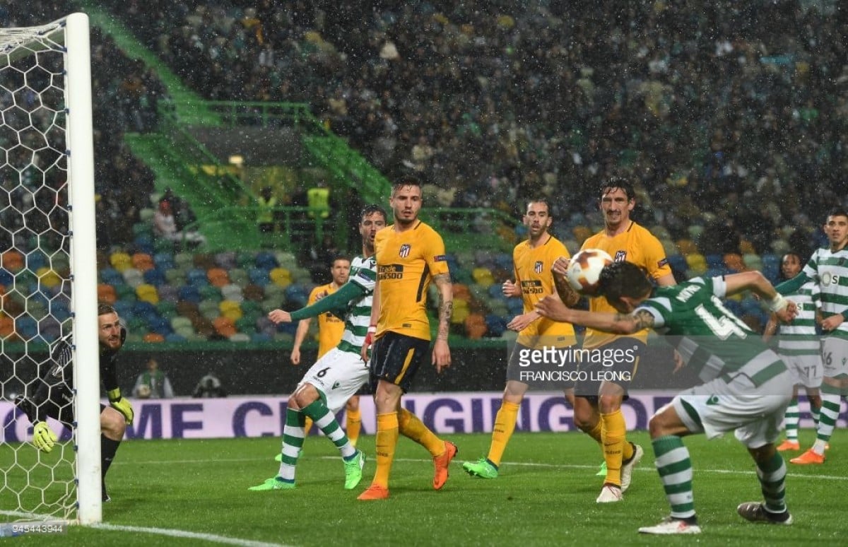 Sporting Clube de Portugal (1)1-0(2) Atletico Madrid: Montero's header unable to inspire Sporting revival