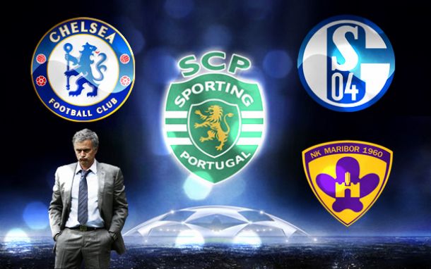Sporting no grupo G com Chelsea, Schalke e Maribor