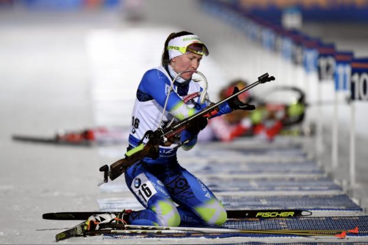 Darya Domracheva remporte le sprint de Tyumen