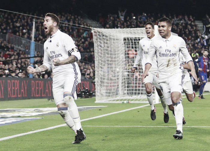 Liga, Sergio Ramos replica a Suarez e riacciuffa il Barça nel Clasico (1-1)