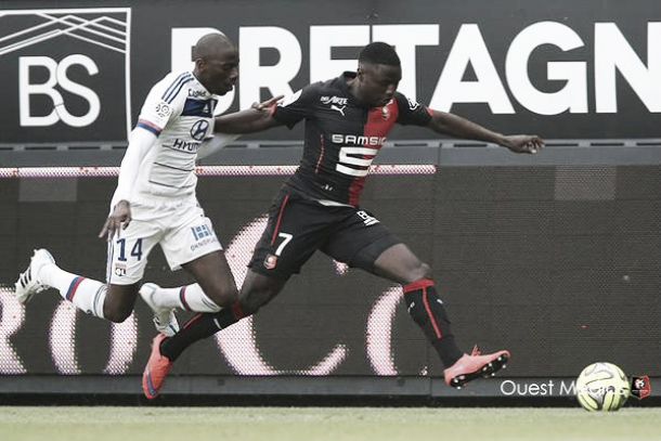 Rennes 0-1 Lyon: Late Njie goal earns visitors three points