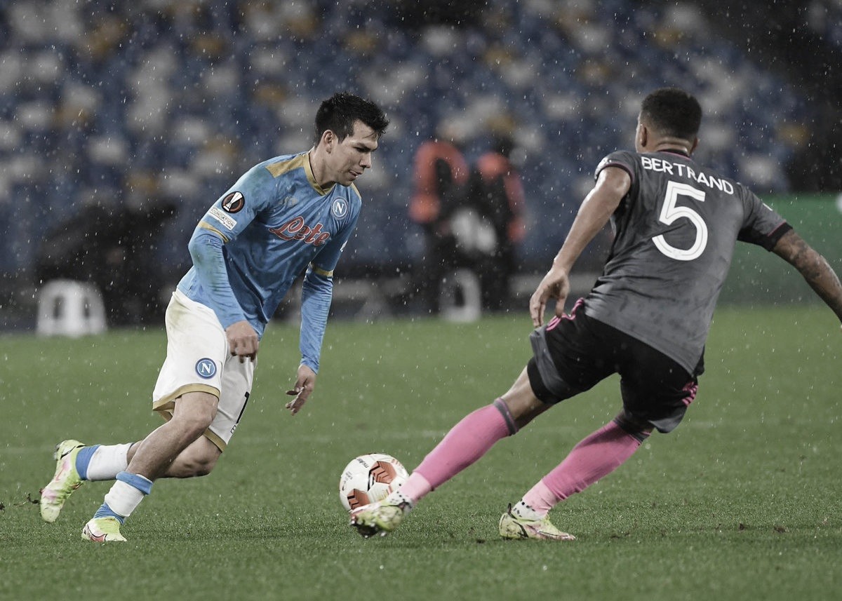 Em jogo de cinco gols, Napoli vence Leicester em casa e vai ao mata-mata da Europa League