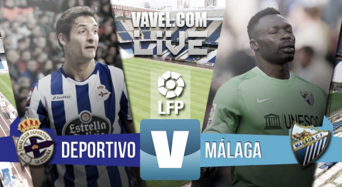 Deportivo 3-3 Málaga: remontadas continuas y un punto para cada uno