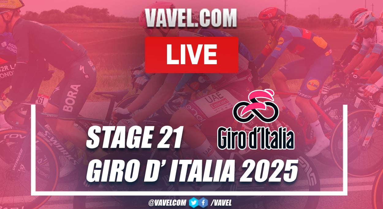 Highlights and best moments of stage 21 Giro d'Italia 2025