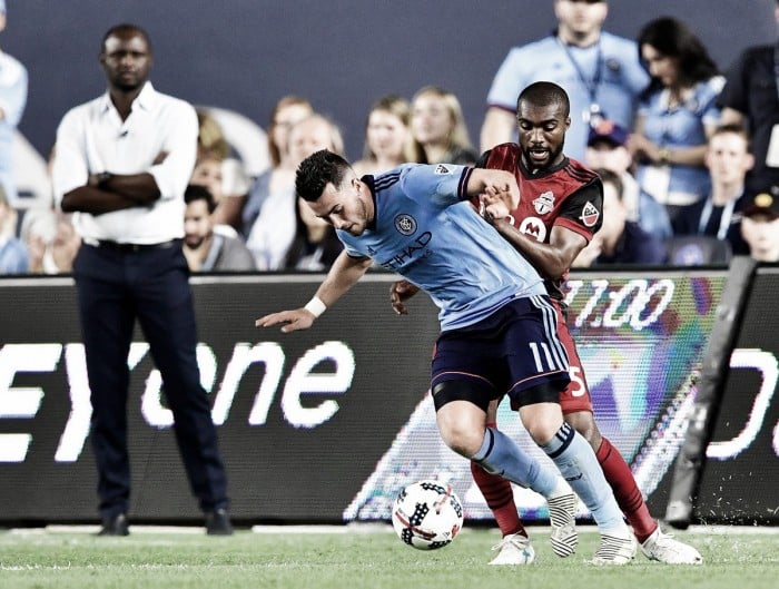 Toronto FC battle back to gain a point against New York City FC