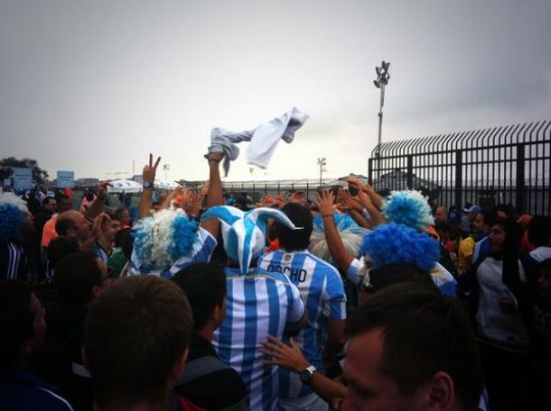 Argentina - Olanda, l'arrivo dei tifosi allo stadio