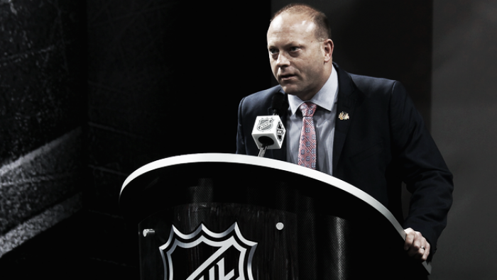 Stan Bowman explica la estrategia de Chicago Blackhawks Stan Bowman explica la estrategia de Chicago Blackhawks