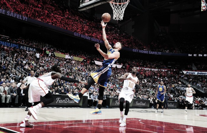 Nba, i Warriors rischiano ma resistono alla rimonta di Atlanta (92-102)