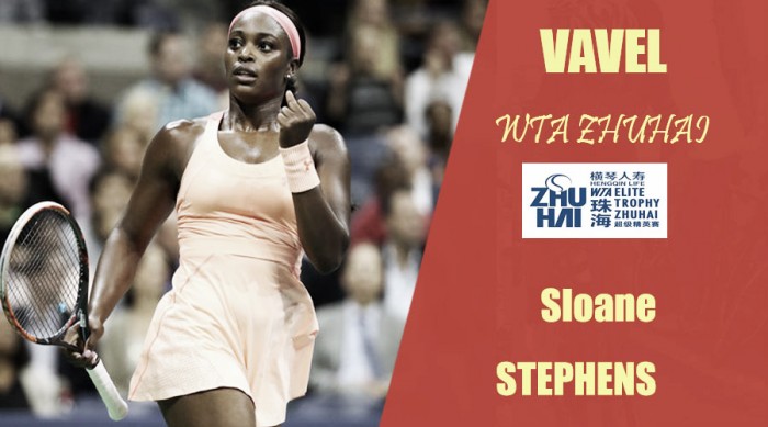 WTA Elite Trophy Zhuhai. Sloane Stephens: seguir haciendo historia