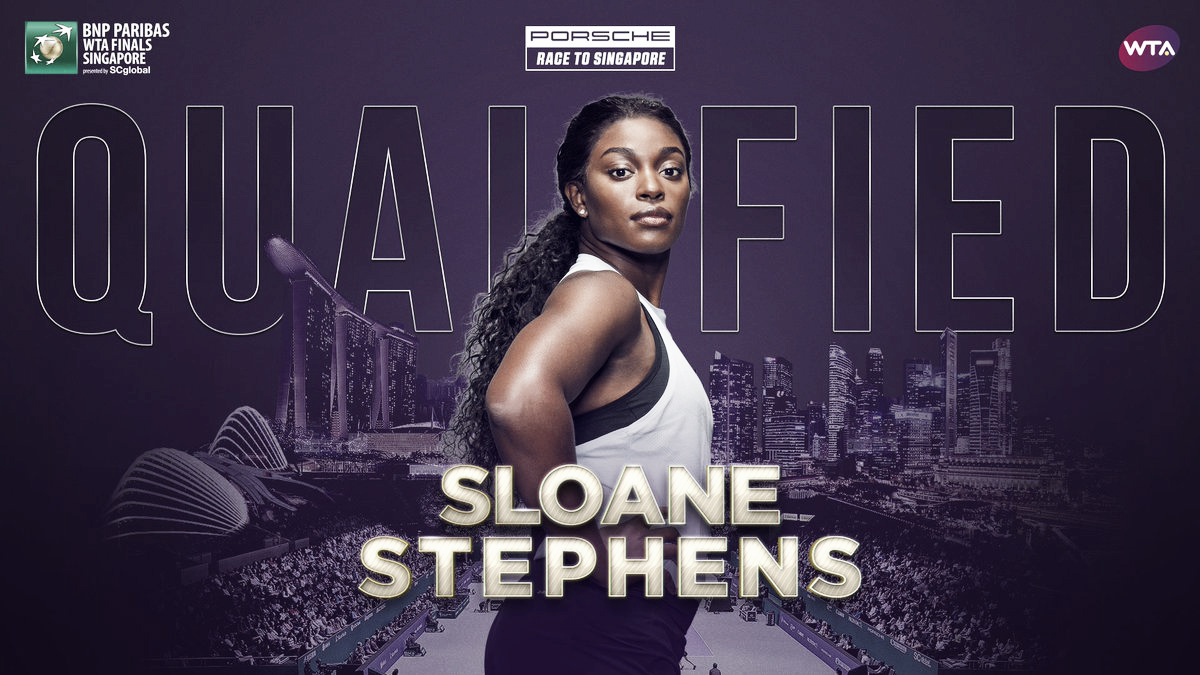 Sloane Stephens qualifies for WTA Finals