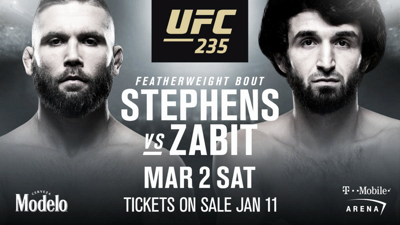 Stephens vs. Magomedsharipov en UFC 235 es oficial