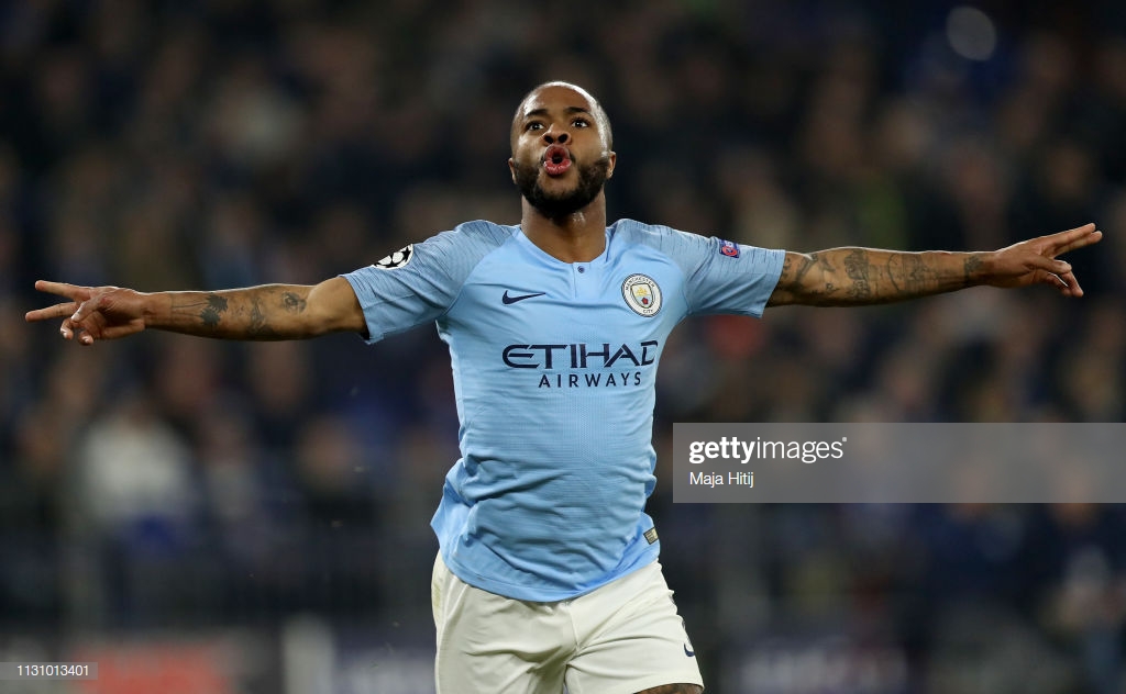 Schalke 04 2-3 Manchester City as it happened: Late Sterling strike gives 10-man City lead going into second-leg Schalke 04 2-3 Manchester City as it happened: Late Sterling strike gives 10-man City lead going into second-leg