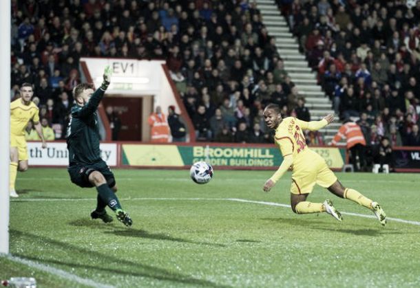 Bournemouth 1-3 Liverpool: Sterling scores twice as the Reds progress to the Semis of the Capital One Cup