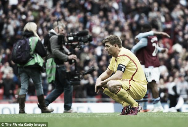 Steven Gerrard blames unexplainable nervousness for Aston Villa FA Cup defeat