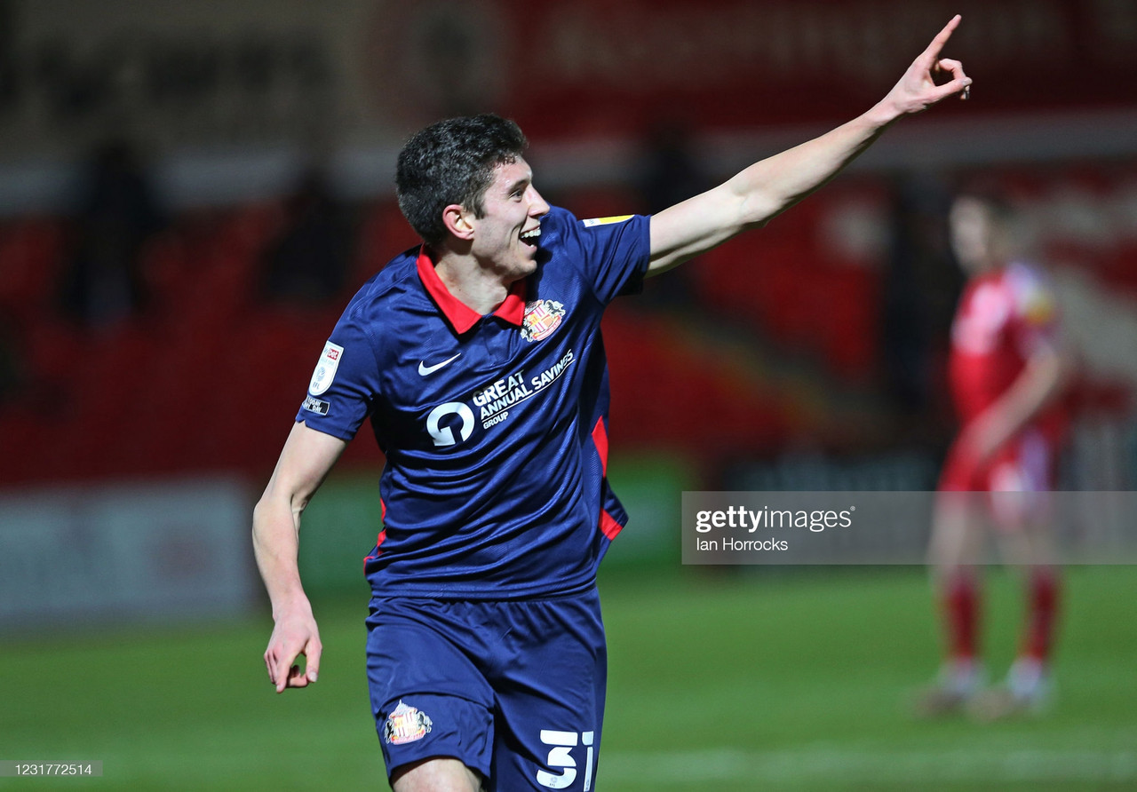 Accrington Stanley 0-2 Sunderland: Wyke header and debut Ross Stewart goal seal points