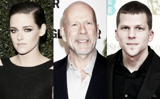 Kristen Stewart, Bruce Willis y Jesse Eisenberg, trío de estrellas para lo nuevo de Woody Allen