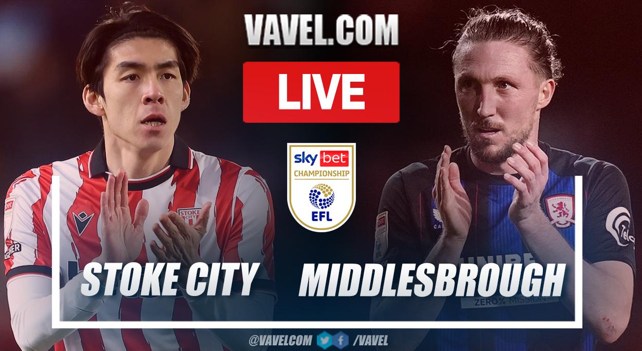 Stoke City vs Middlesbrough LIVE Score Updates: Boro wining (1-2)