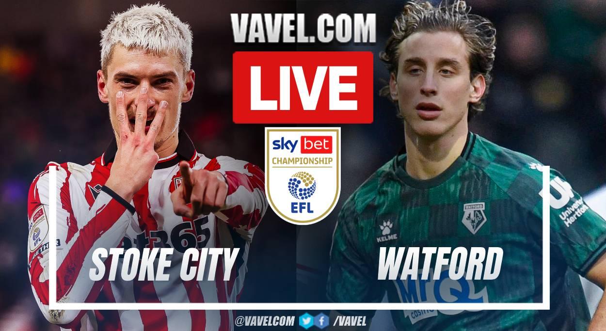 Goals and highlights Stoke City 3-1 Watford in EFL Championship