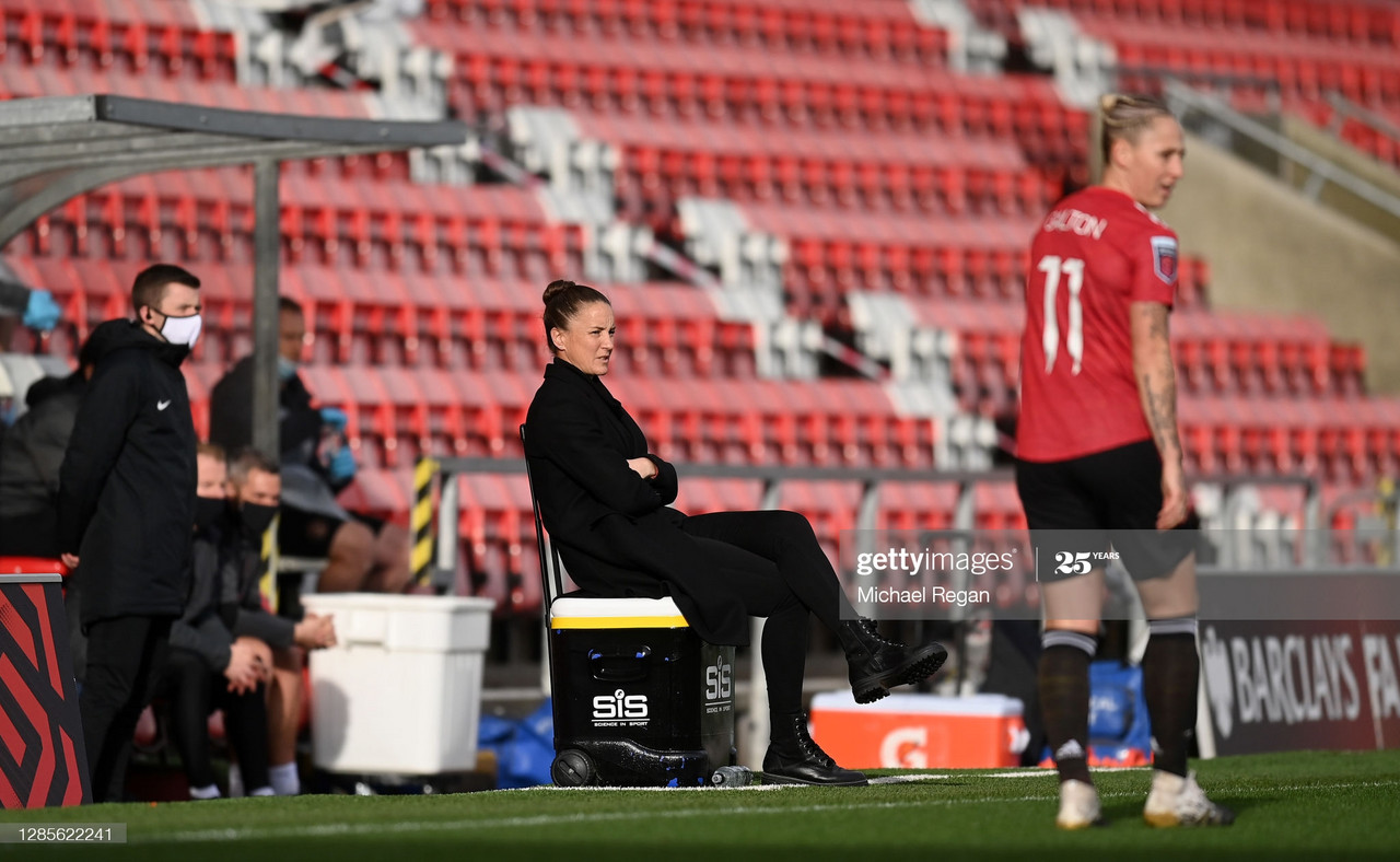 Casey Stoney demands "consistency" in Manchester United's "winning mentality" as Reds remain unbeaten