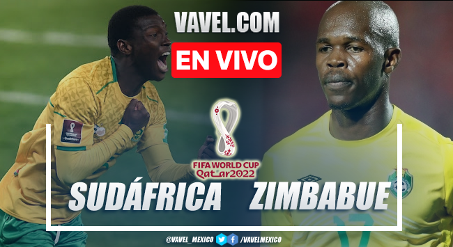 Gol y resumen Sudáfrica vs Zimbabue en Eliminatoria Africana